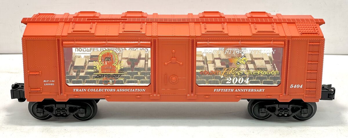 Lionel 6-52338 O Gauge TCA 50th Anniversary 2004 Convention Mint Car #5404 LN/Box
