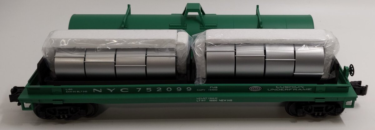 MTH 20-98275 O Gauge New York Central Coil Car #752099 LN/Box