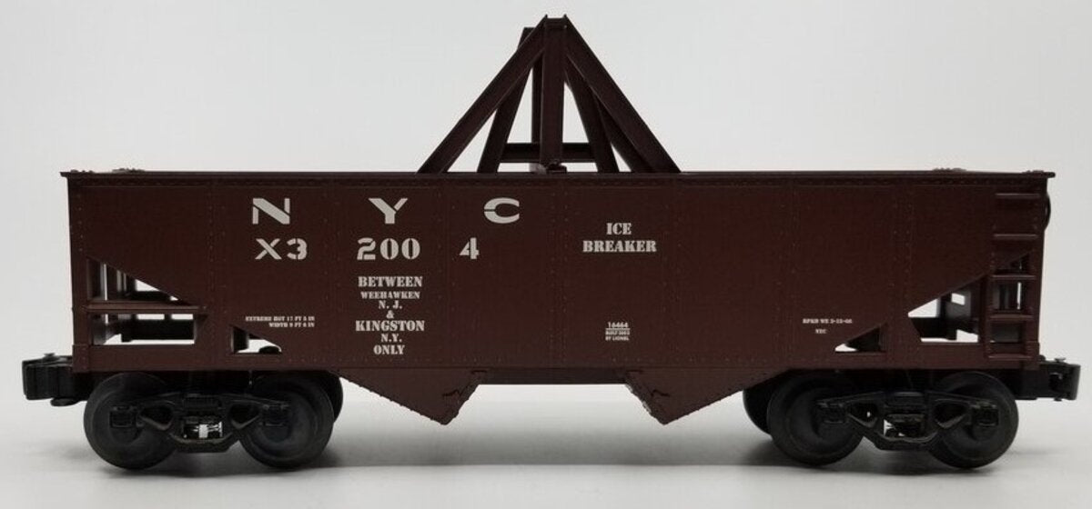 Lionel 6-16464 O Gauge New York Central Ice Breaker Tunnel Car #32004 LN/Box