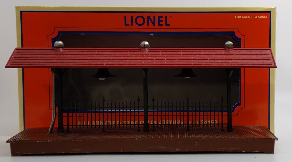Lionel 6-24159 Illuminated Station Platform LN/Box
