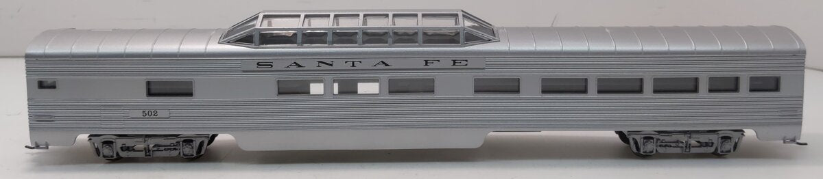 Con-Cor 0001-000712 HO Santa Fe 85' Corrugated Reg Dome Passenger Car #502 Kit