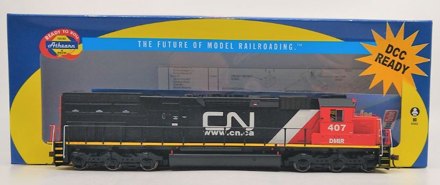 Athearn 88774 HO Canadian National SD45T-2 Diesel Locomotive #407