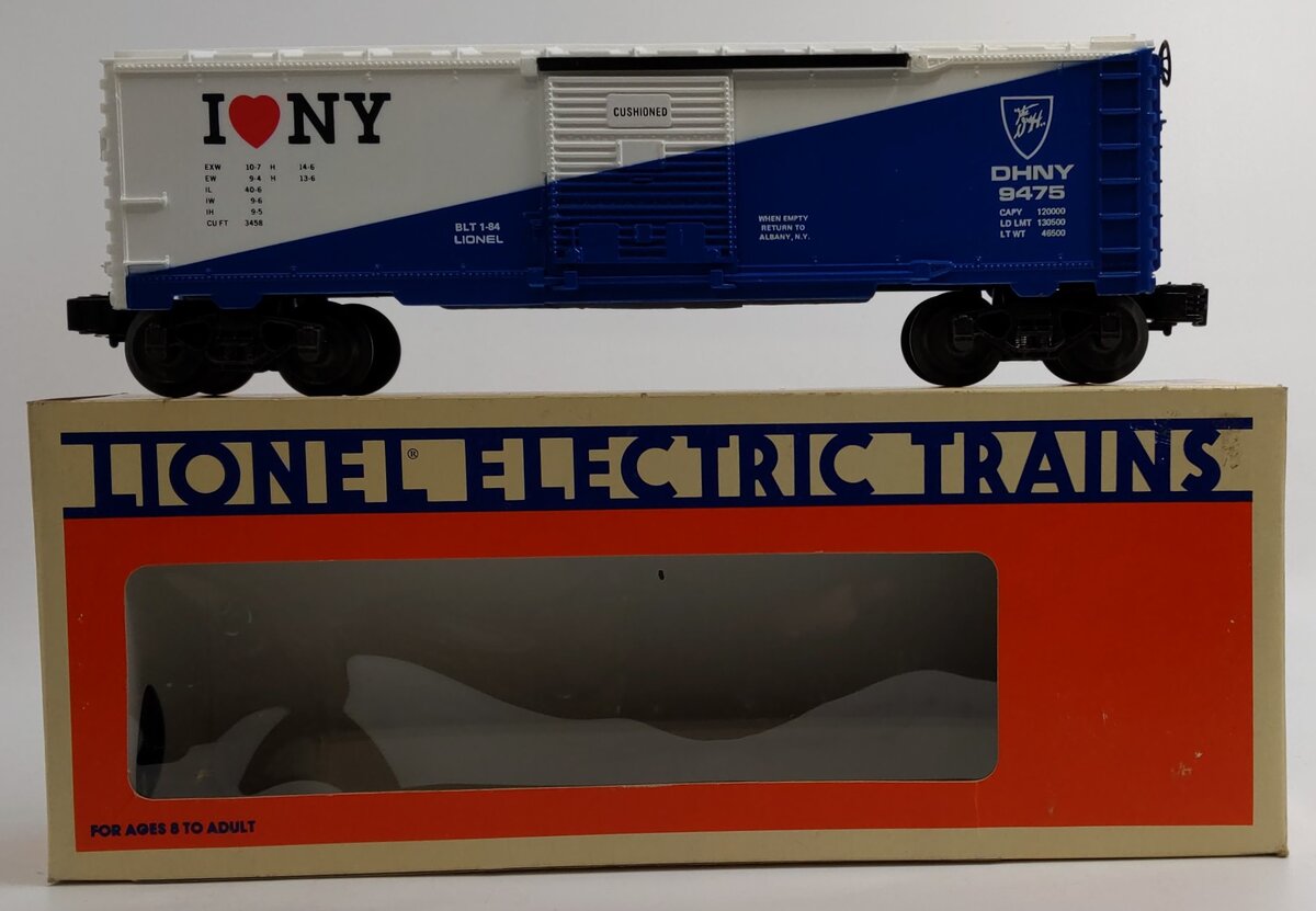 Lionel 6-9475 O Gauge Delaware & Hudson I Love New York Boxcar NIB