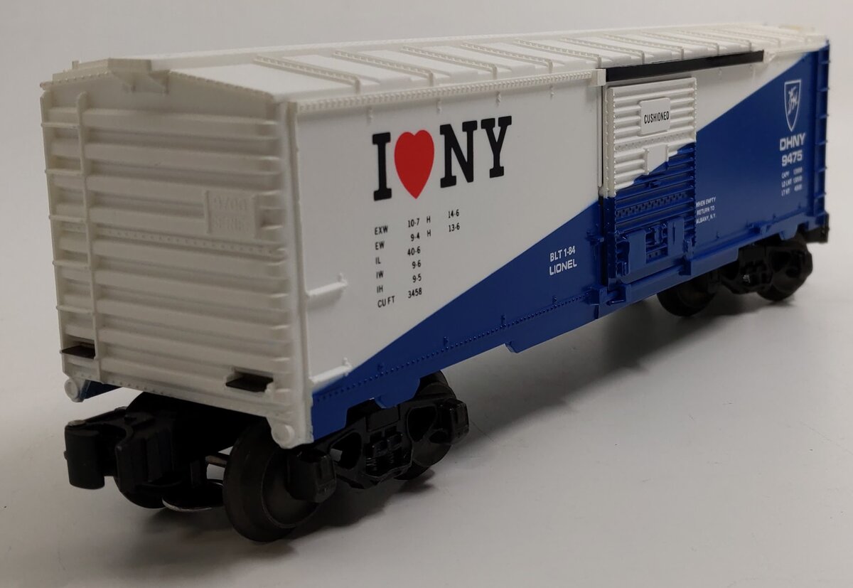 Lionel 6-9475 O Gauge Delaware & Hudson I Love New York Boxcar NIB