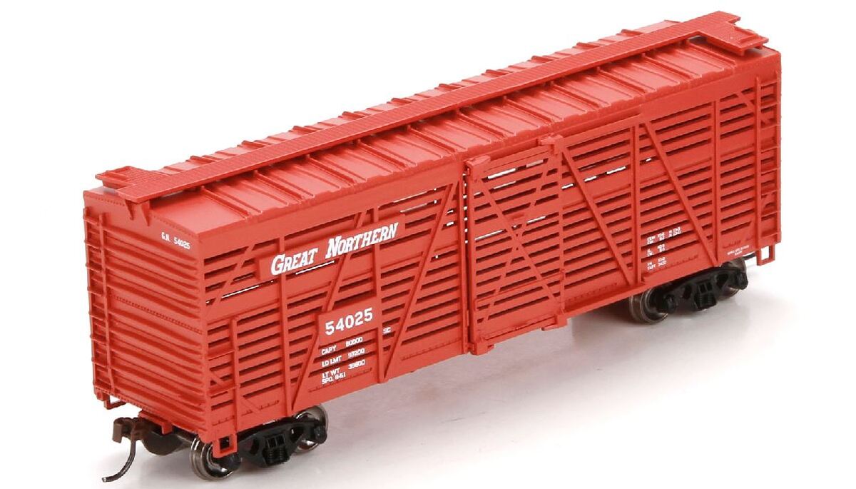 Athearn 75973 HO Scale Great Northern 40' Stock Car #54025