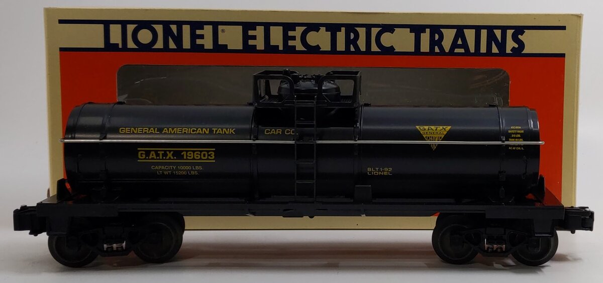 Lionel 6-19603 O Gauge GATX Single Dome Tank Car NIB