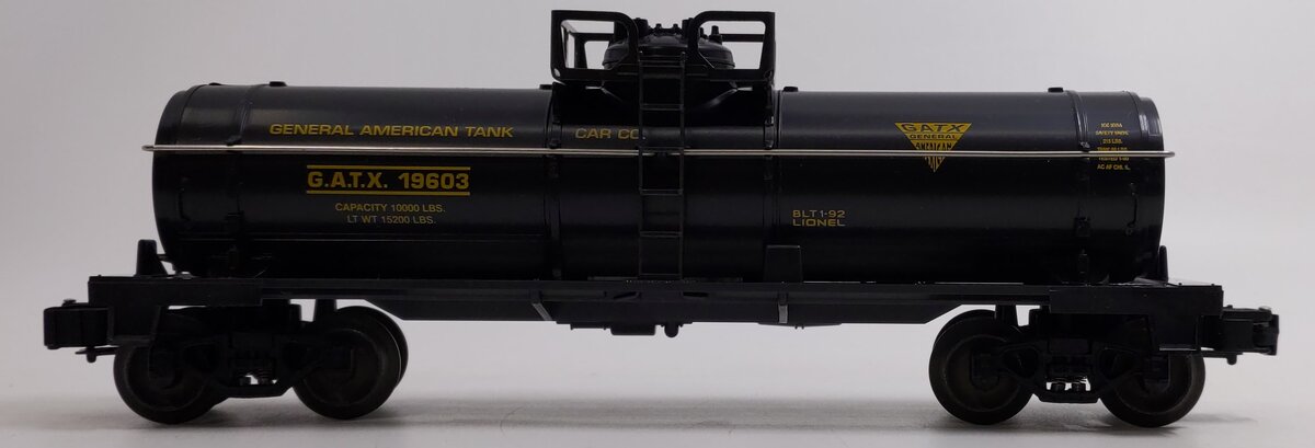 Lionel 6-19603 O Gauge GATX Single Dome Tank Car LN/Box