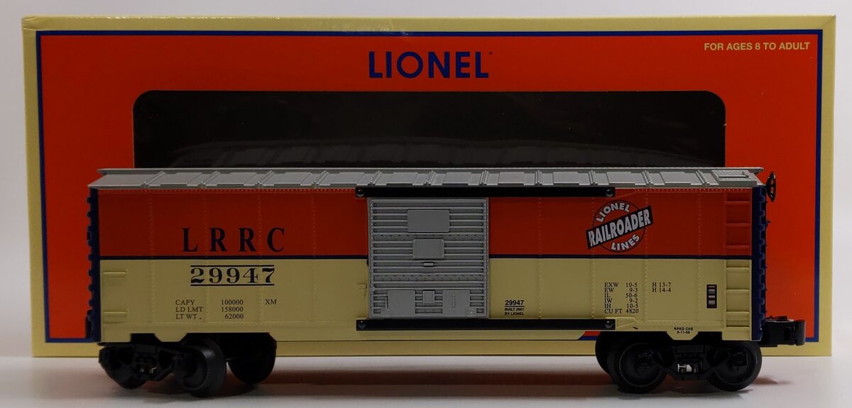 Lionel 6-29947 O Gauge LRRC 2007 Commemorative Boxcar #29947 LN/Box