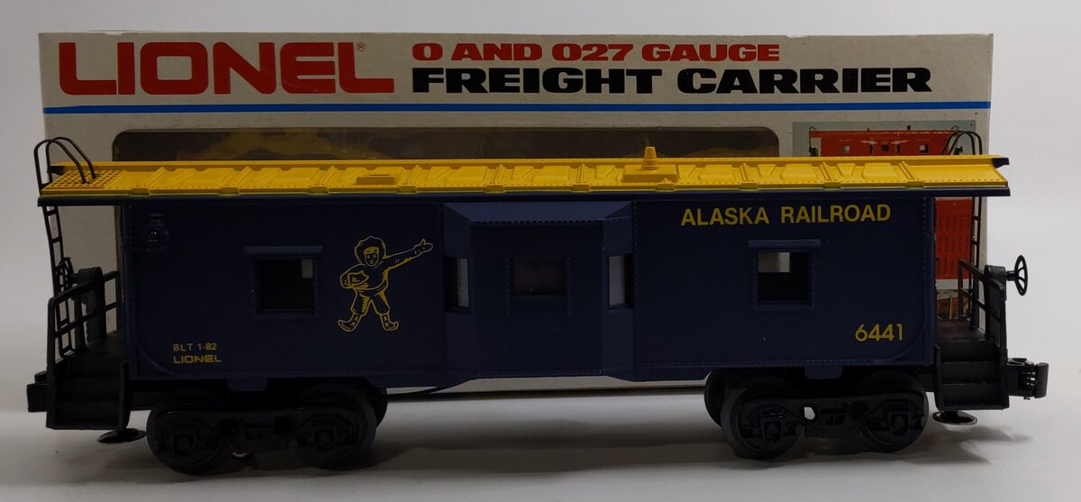 Lionel 6-6441 O Gauge Alaska Railroad Bay Window Caboose LN/Box
