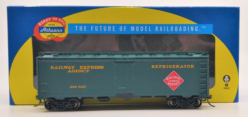 Athearn 71380 HO REA 40' Steel Refrigerator Car #6123 - RTR