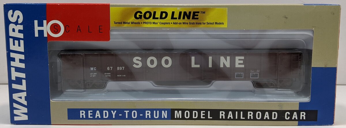 Walthers 932-40271 HO Scale SOO Line 53' Thrall Gondola #67897
