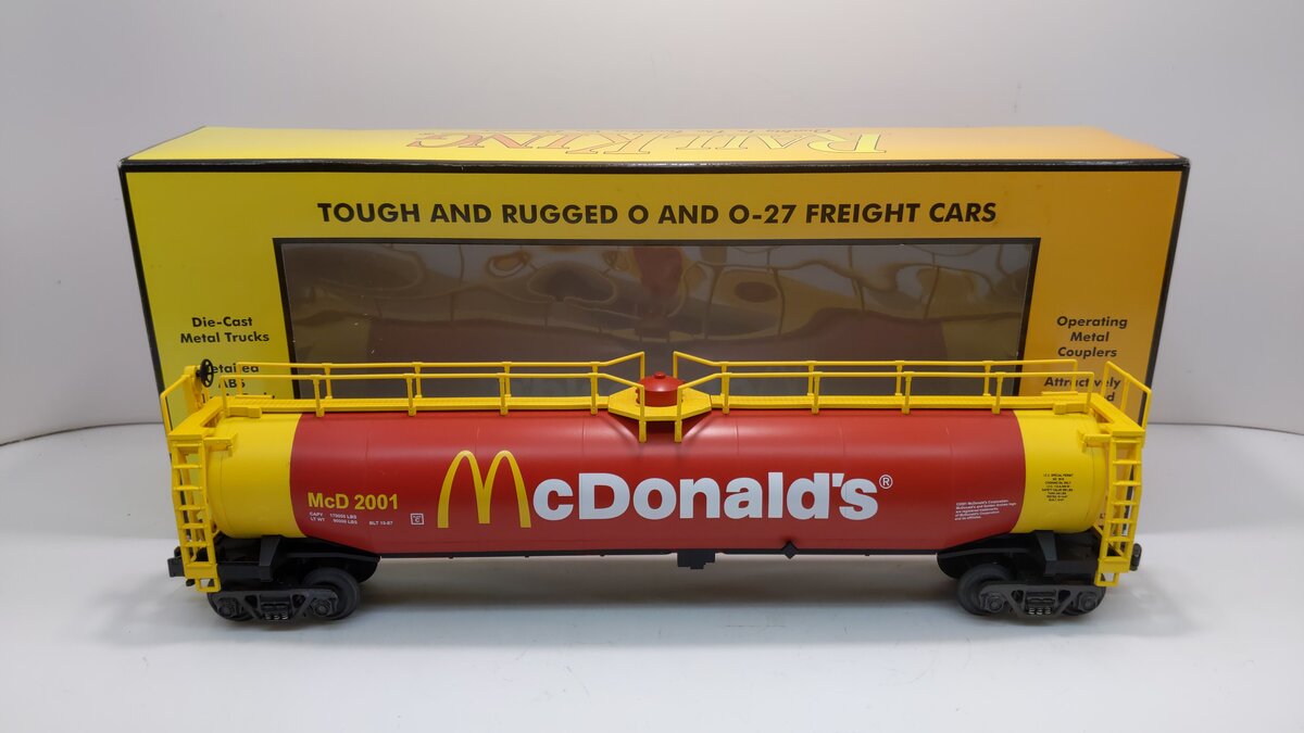 MTH 30-7339 McDonald's 35K Gallon 1 Dome Tank Car LN/Box