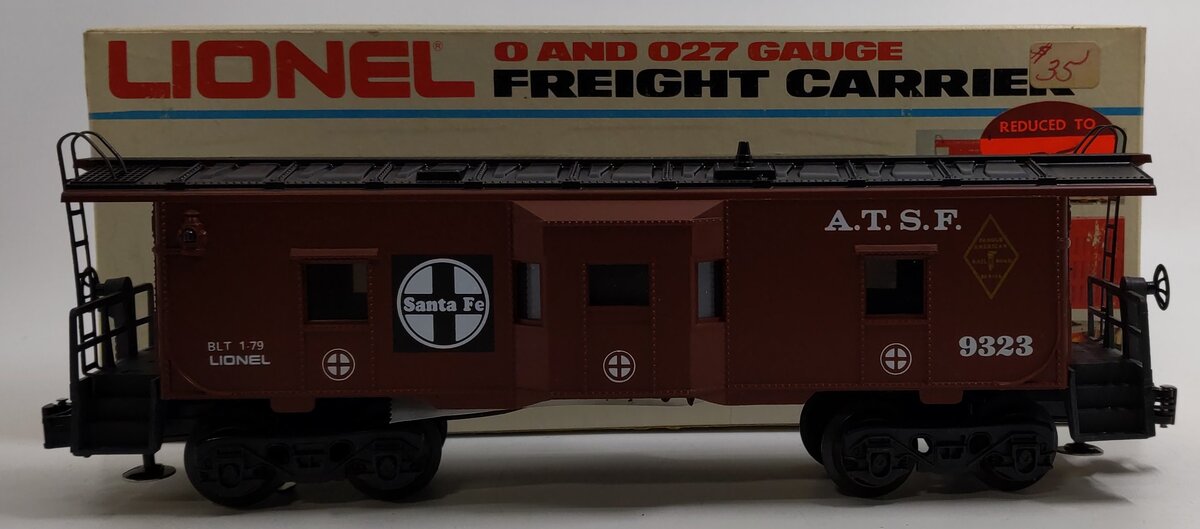 Lionel 6-9323 O Gauge Famous American Railroad Series ATSF Caboose EX/Box