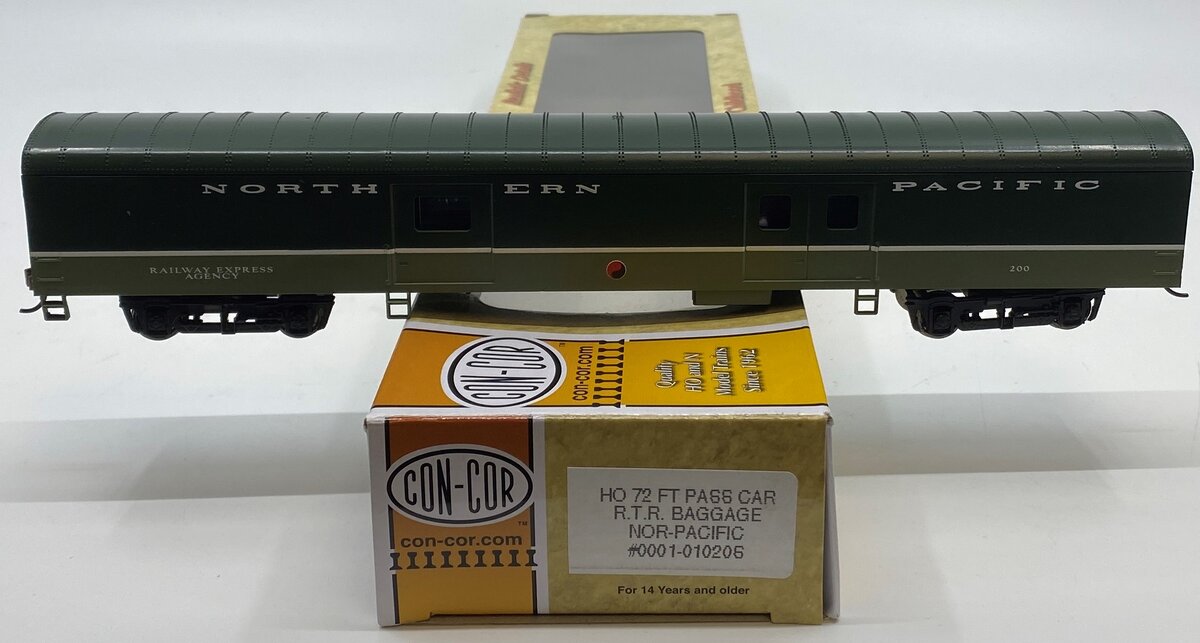 Con-Cor 0001-010206 HO Northern Pacific 72' Baggage Car #200