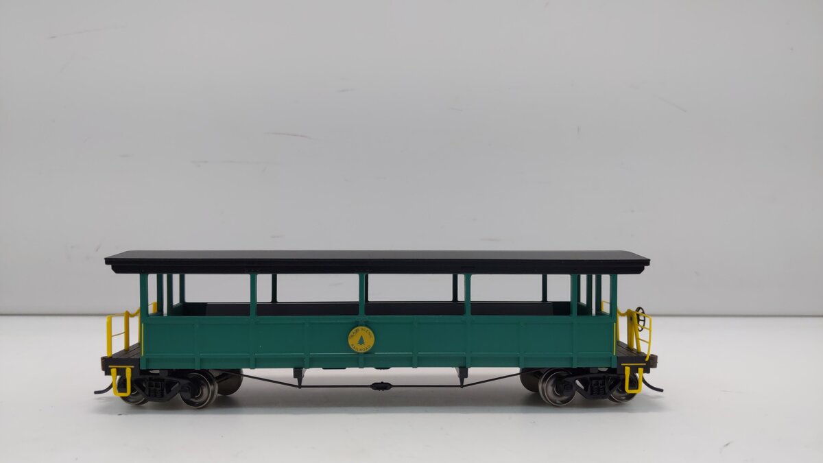 Bachmann 17445 HO Cass Scenic Railroad Open-Sided Excursion Car w