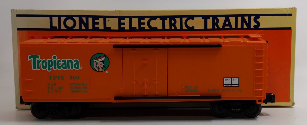 Lionel 6-17307 O Gauge Tropicana Reefer Car #300 NIB