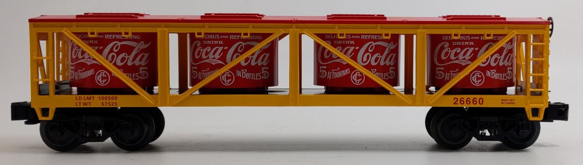 Lionel 6-26660 O Gauge Coca-Cola Vat Car LN/Box