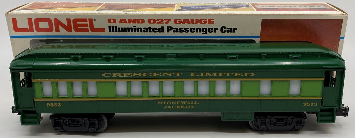 Lionel 6-9533 O Gauge Southern "Stonewall Jackson" Crescent Passenger Car #9533 LN/Box