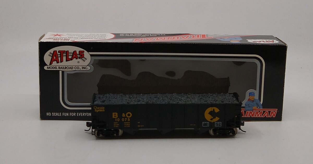 Atlas 988 HO Scale Chessie System AAR 70-Ton 9-Panel Hopper LN/Box
