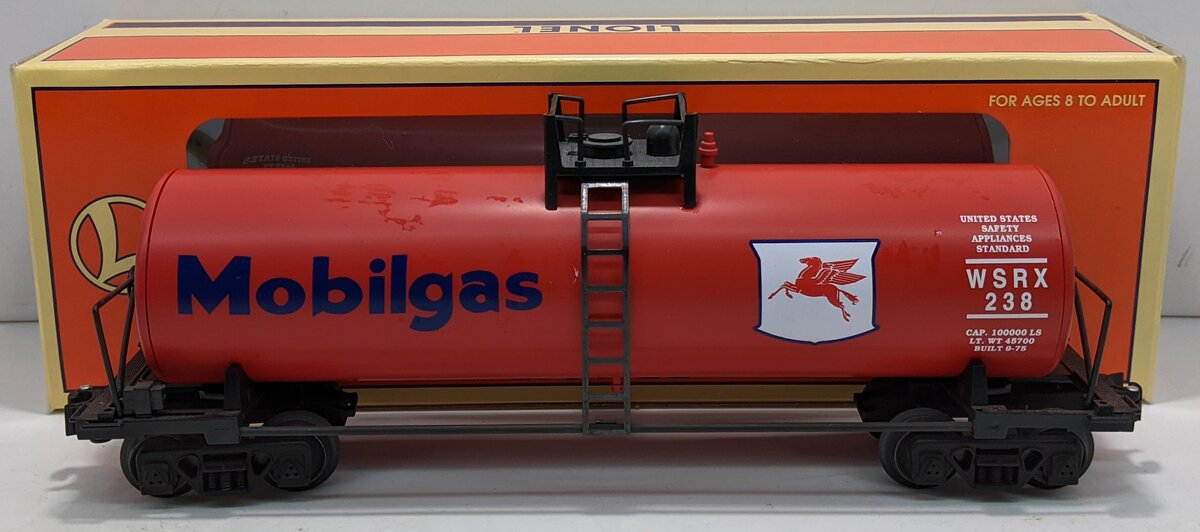 Lionel 6-52121 O Gauge TTOS-1997 SW Division Mobilgas TM Tank Car #238 LN/Box