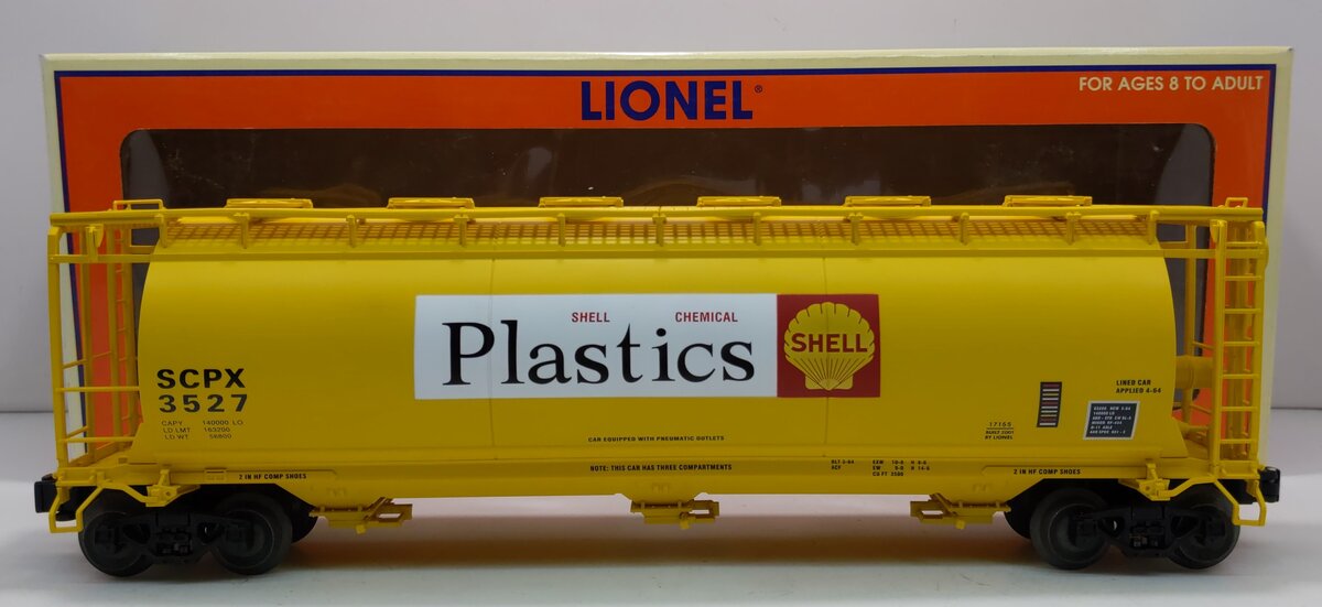 Lionel 6-17155 O Gauge Shell Plastics Cylindrical Hopper #3527 LN/Box
