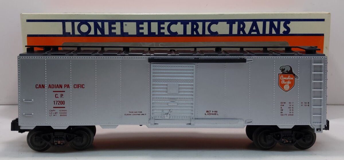 Lionel 6-17200 O Gauge Canadian Pacific Boxcar #15634 LN/Box