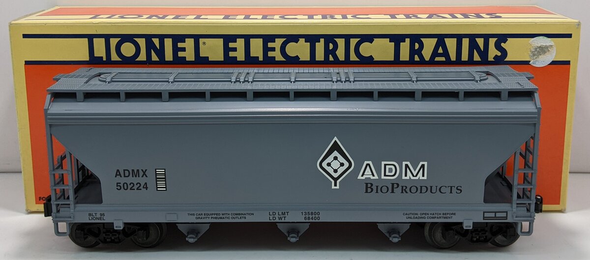 Lionel 6-17124 Archer Daniels Midland 3-Bay ACF Hopper #50224 LN/Box
