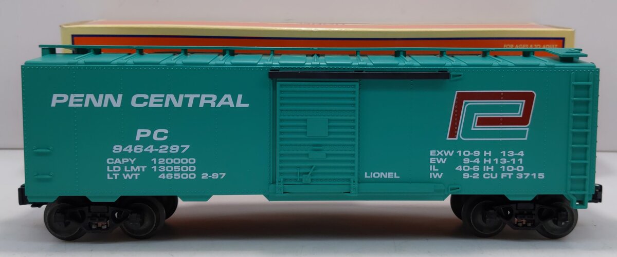 Lionel 6-17225 O Gauge Penn Central Scale-Size Boxcar #9464-297 LN/Box