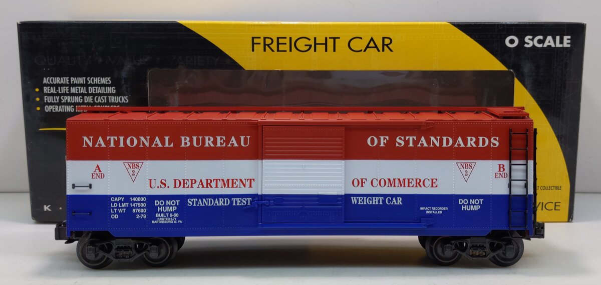 K-Line K761-8015 O National Bureau of Standards Boxcar LN/Box