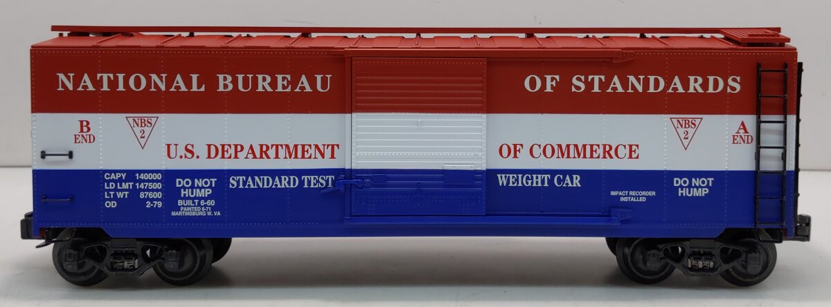K-Line K761-8015 O National Bureau of Standards Boxcar LN/Box