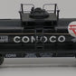 K-Line K-639104 O Gauge Conoco Riveted Tank Car/Bank LN/Box