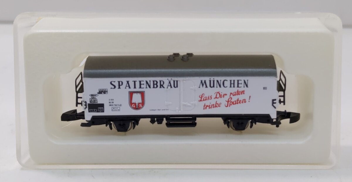 Marklin 8602 Z Mini Club Spatenbrau Munchen Reefer Car LN/Box
