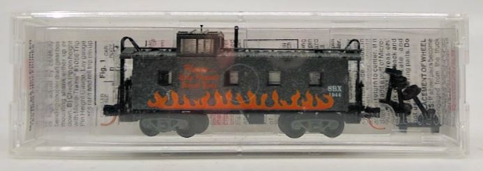 Micro-Trains 10000260 N Smokey Bear '36 Riveted Steel Side Caboose #1944 LN/Box