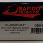 Rapido Trains 132016 HO Scale New Haven "John Alden" Pullman-Bradley Diner Car MT/Box