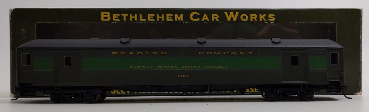 Bethlehem BCW5240-02 HO Scale Reading Company Baggage Car #1757 LN/Box