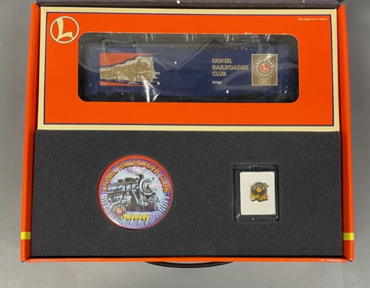 Lionel 6-19978 O Gauge Lionel RR Club Gold Member Boxcar Set LN/Box
