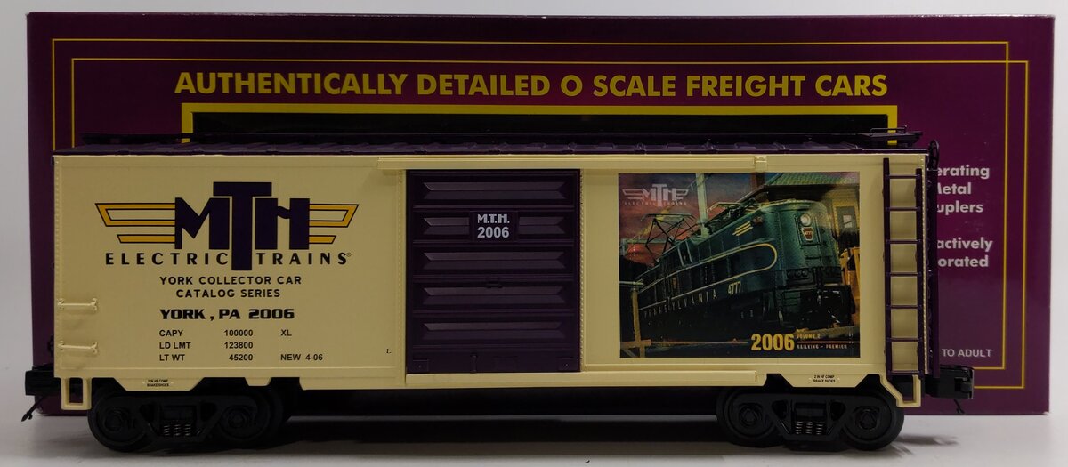 MTH 20-93321 O Gauge TCA Spring York 2006 40' Boxcar MT/Box
