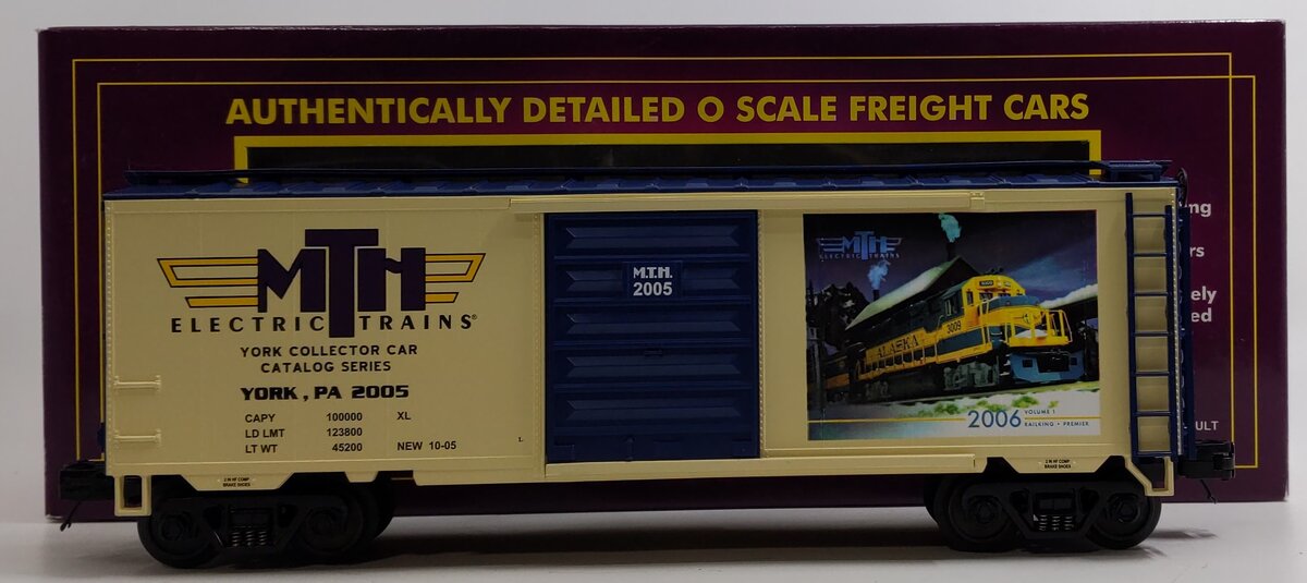 MTH 20-93318 O Gauge TCA Fall York 2005 40' Boxcar LN/Box
