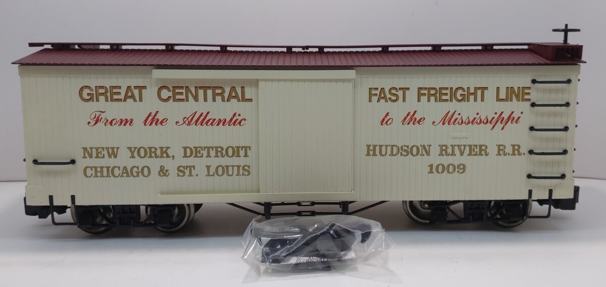 Bachmann 93364 G NYC Fast Mail Despatch Box Car with Metal Wheels #1009
