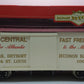 Bachmann 93364 G NYC Fast Mail Despatch Box Car with Metal Wheels #1009