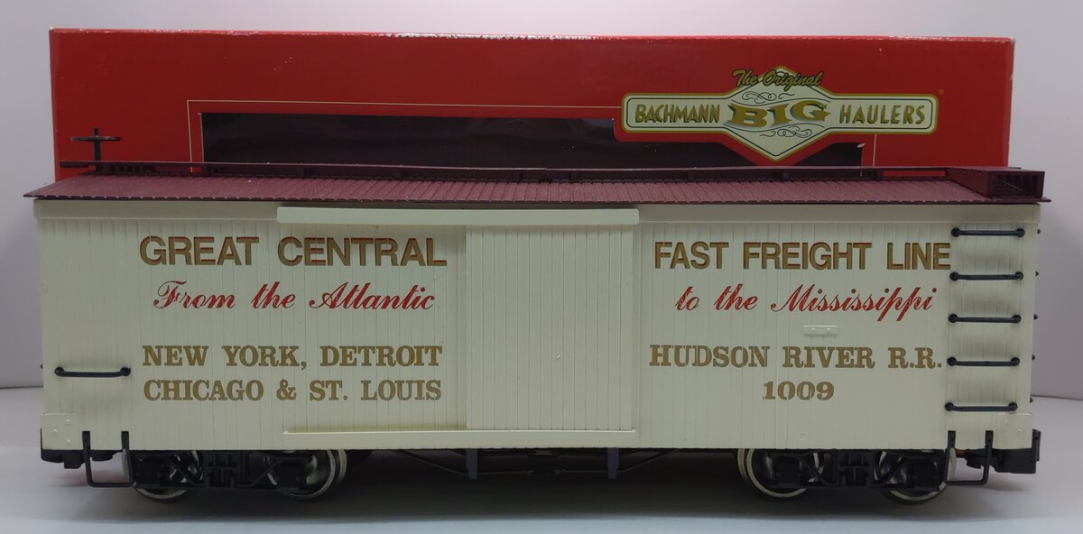 Bachmann 93364 G NYC Fast Mail Despatch Box Car with Metal Wheels #1009