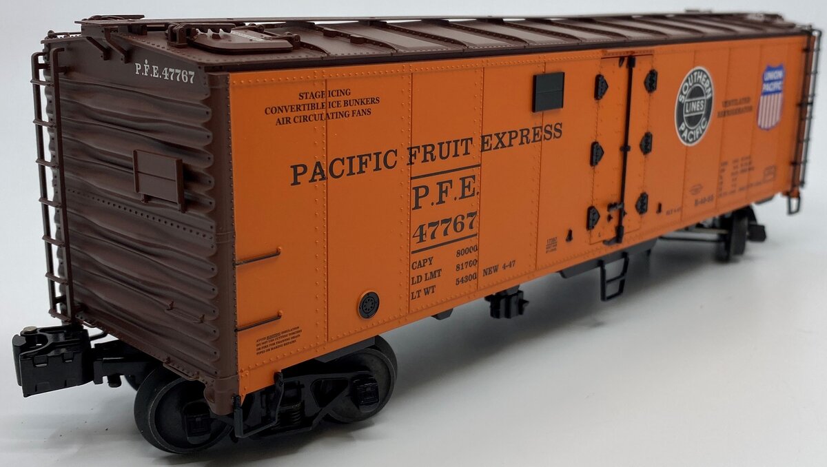 Lionel 6-17397 O Gauge Pacific Fruit Express Steel-Sided Refrigerator Car #47767 LN/Box