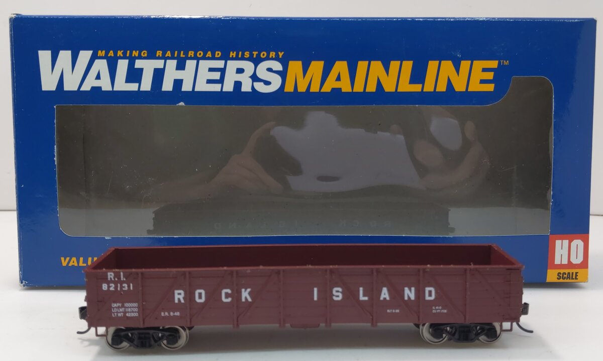 Walthers 910-5662 HO Chicago Rock Island & Pacific 40' Drop Bottom Gondola LN/Box