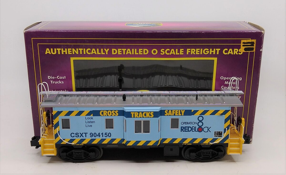 MTH 20-91131 CSX Bay Window Caboose #904150 LN/Box