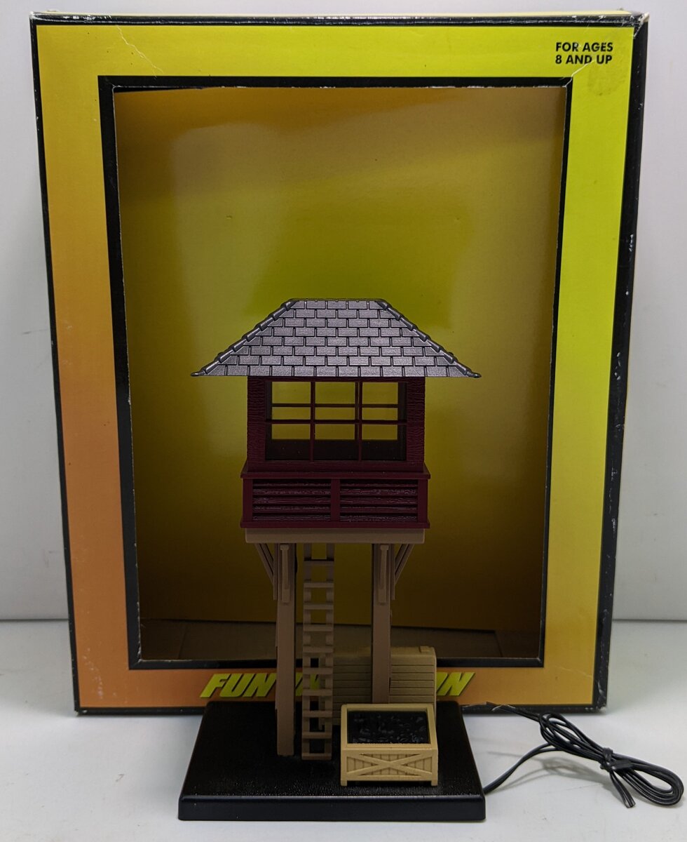 MTH 30-9097 O Gauge Brown & Black Elevated Gate Tower EX/Box