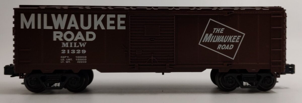 Industrial Rail 1004 O Gauge Milwaukee Road Box Car #21329 LN/Box