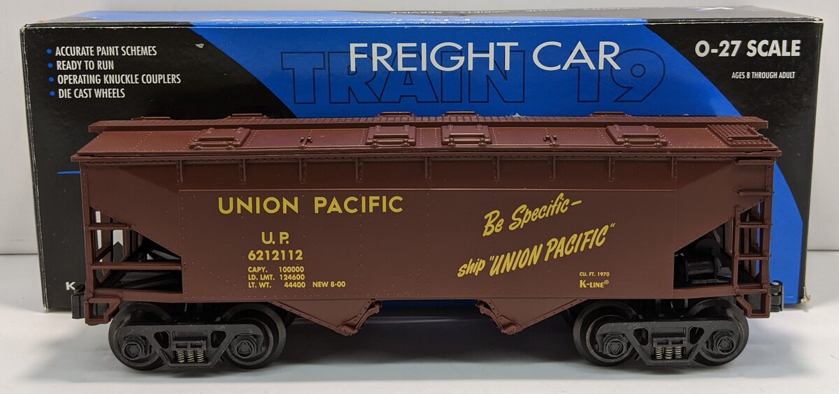 K-Line K621-2112 O Gauge Union Pacific Hopper Car