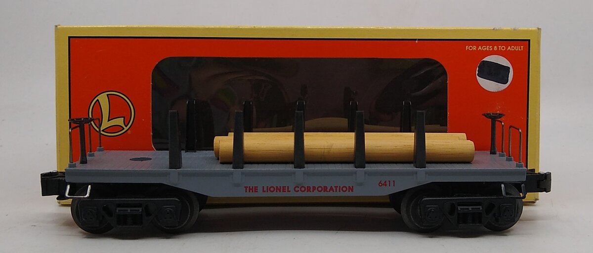 Lionel 6-16963 O Lionel Corporation Flatcar with Log Load #6411
