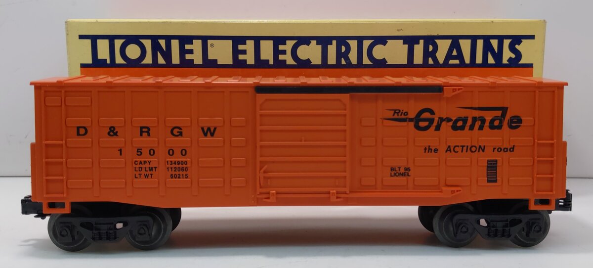 Lionel 6-15000 O Gauge Denver & Rio Grande Waffle-Side Boxcar
