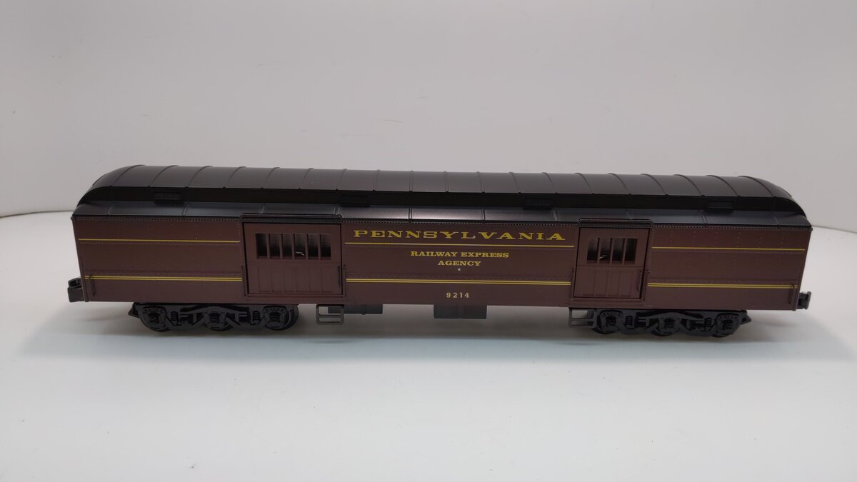 K-Line K4880-0016 O Pennsylvania "REA" 15" Heavyweight Baggage Car #9214 NIB